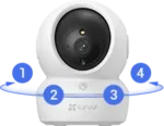 EZVIZ CS-H6c Pro 3MP Pan & Tilt Smart Portable WiFi Camera
