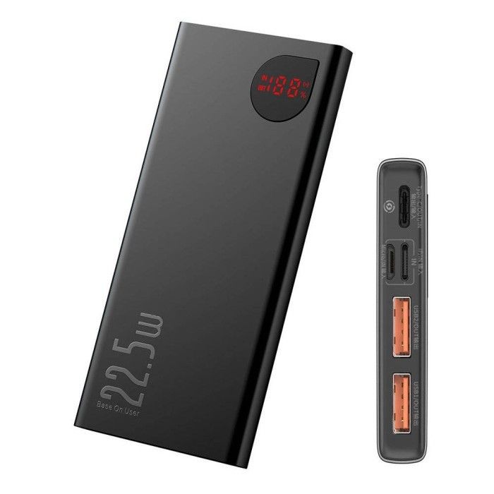 Baseus Adaman Metal Digital Display Quick Charge Power Bank 22.5W – 20000mAh
