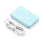 Baseus PD 30W Magnetic Mini Wireless Fast Charge MagSafe Power Bank - 10000mAh - White - Image 4