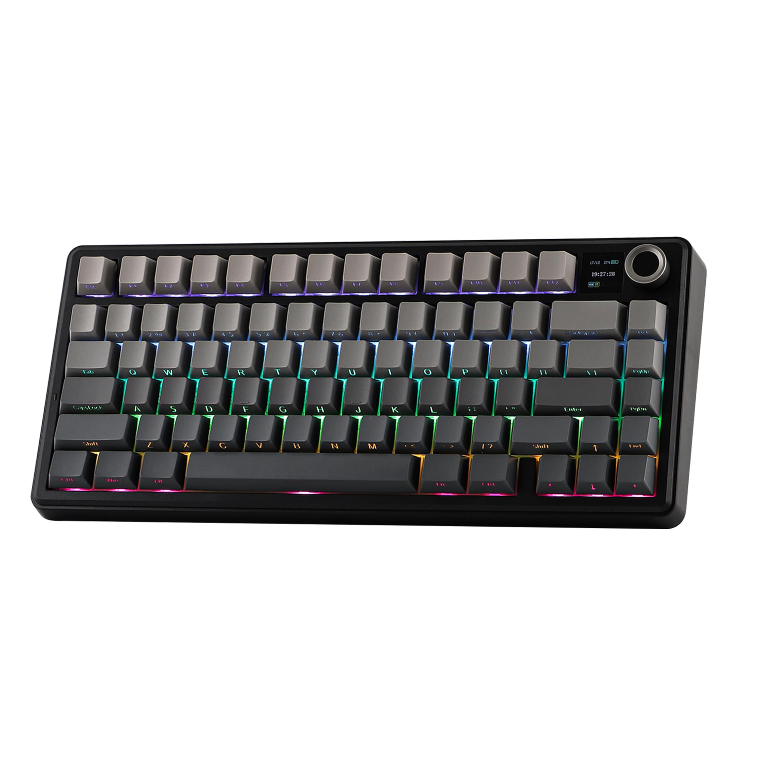 Version 1.0.0 Aula F75 Max Tri-Mode Mechanical Keyboard with TFT Screen (75%) - Image 1
