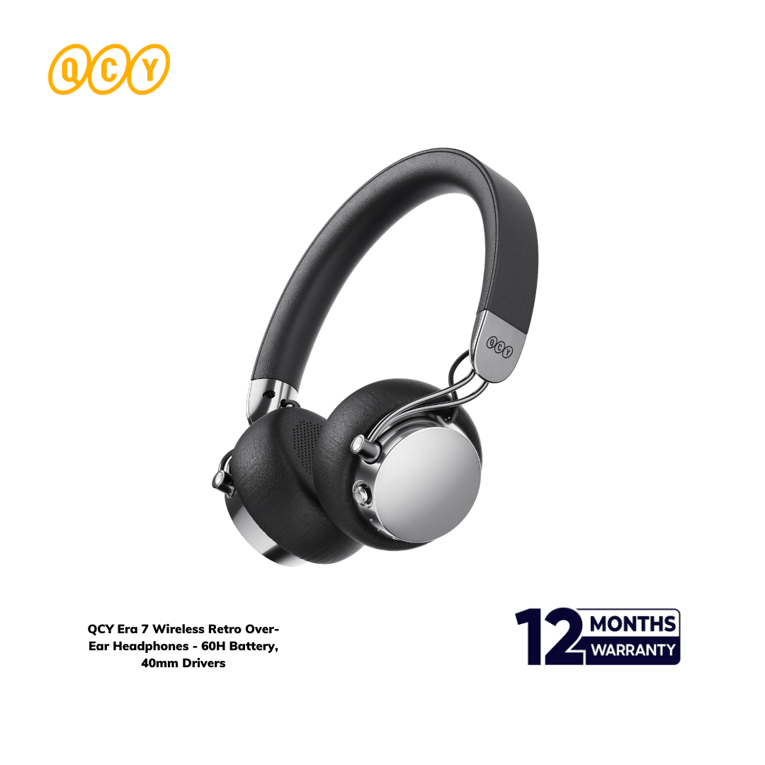 QCY-2026-02-25T122610.441.png QCY Era 7 Metal Overhead Headphones (40mm Driver, 60H, HiFi Audio) - Image 1