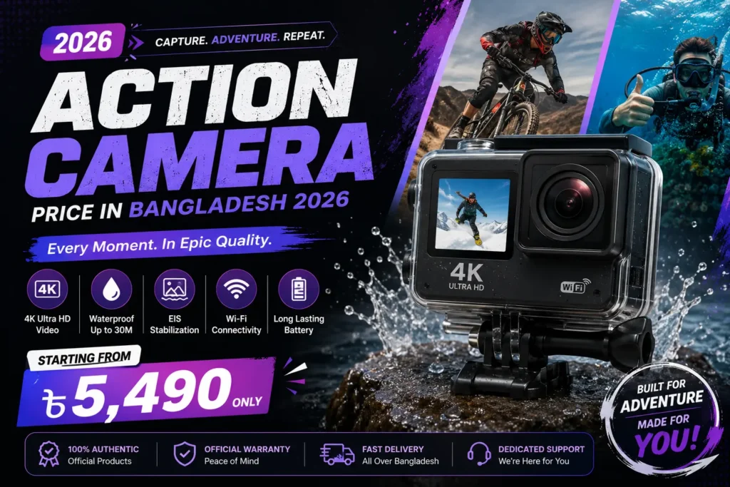 action camera price in bd 2026 dji gopro 4k buying guide