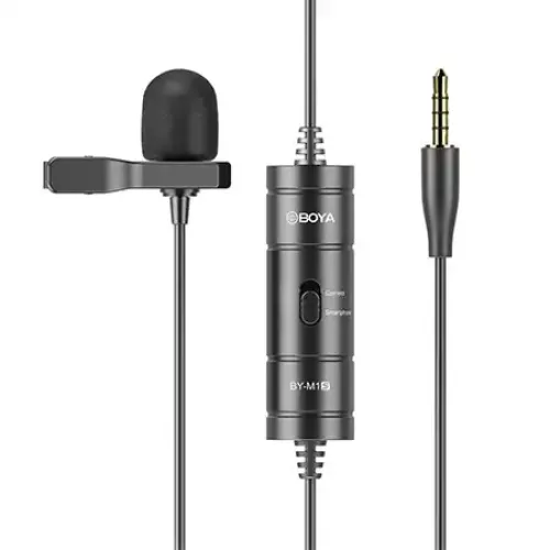 by-m1s-01-500x500-1.webp BOYA BY-M1S Universal Lavalier Microphone (No Battery, 3.5mm) - Image 1