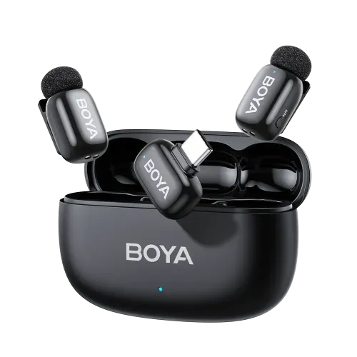 mini-2-02-500x500-1.webp BOYA mini 2-02 Wireless Microphone System (TX-2, RX-1, With Case) - Image 1
