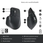 Logitech MX MASTER 3S High-performance Wireless Mouse - Image 4
