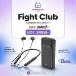 Fight Club Campus Flex Combo — OnePlus Bullets Z3 Neckband + Hoco DB22 Power Bank