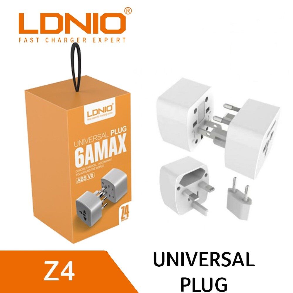 ed4ed012d11d548a10022a1c8929cfec LDNIO Z4 Universal Plug 6A Max - Image 1