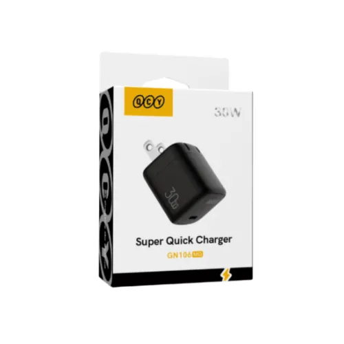 gn106mg-500x500-1.webp QCY GN106-MG 30W Super Quick Charger - Image 1