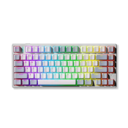 z75-silver-500x500-1.webp MCHOSE MC-Z75-1 Silver Cream Shaft Mechanical Keyboard - Image 1