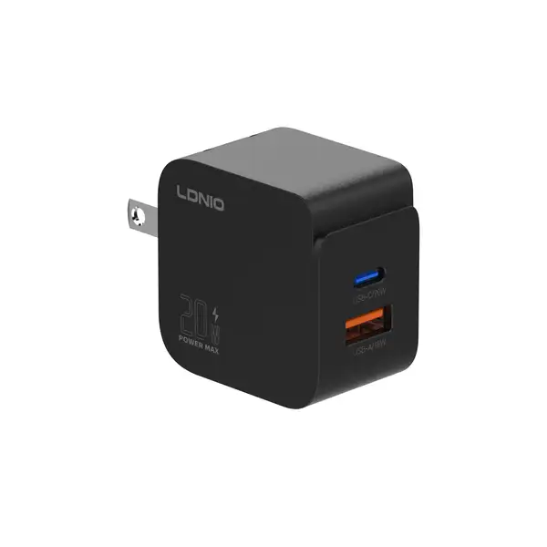 ldnio-q1-20w-usb-c-usb-a-fast-charger-4.webp LDNIO Wall Charger 20W Q1 (EU/US) - Image 1