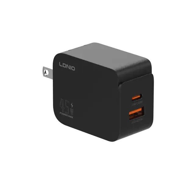 ldnio-q3-45w-usb-c-pd-fast-charger-4.webp LDNIO Wall Charger 45W Q3 (EU/US) - Image 1