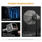 K&F Concept PL-60B 60W COB LED Video Light - Image 3