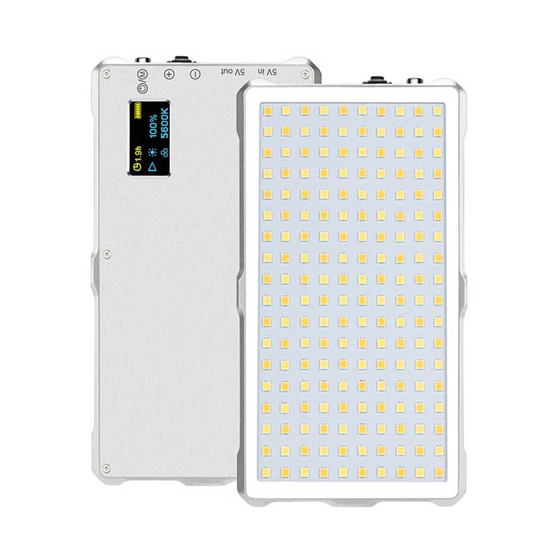 Litu-Foto-F18-Ultra-Thin-Dimmable-OLED-Display.jpg Litufoto F18 Ultra-Thin Dimmable LED Light with OLED Display - Image 1