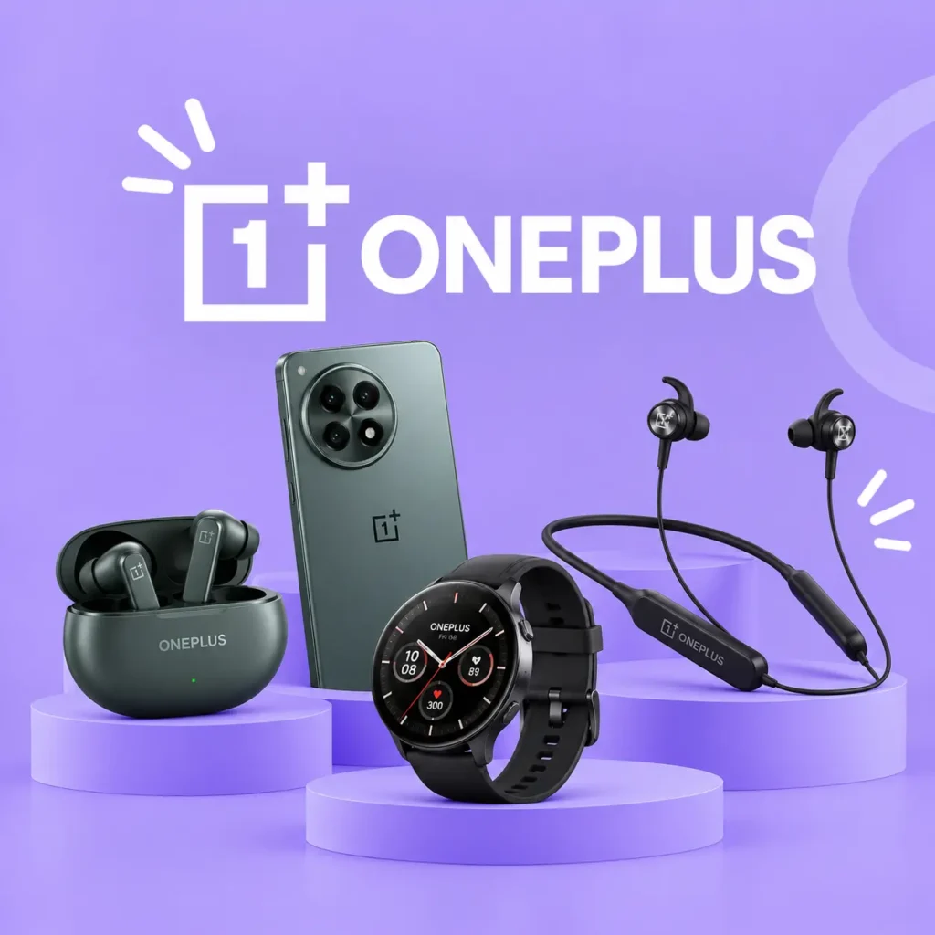 OnePlus Tech Collection on Lavender Stages