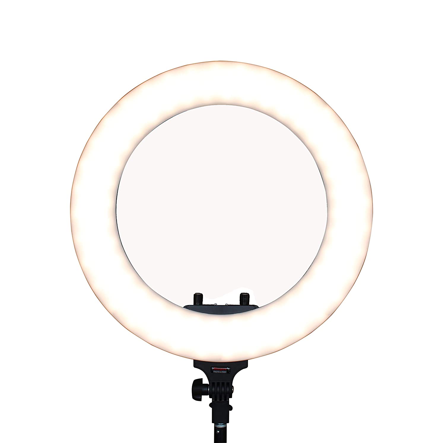 Simpex-522-LED-Ring-Light-18-inch-with-Stand.jpg Simpex 522 18-Inch LED Ring Light with Stand - Image 1