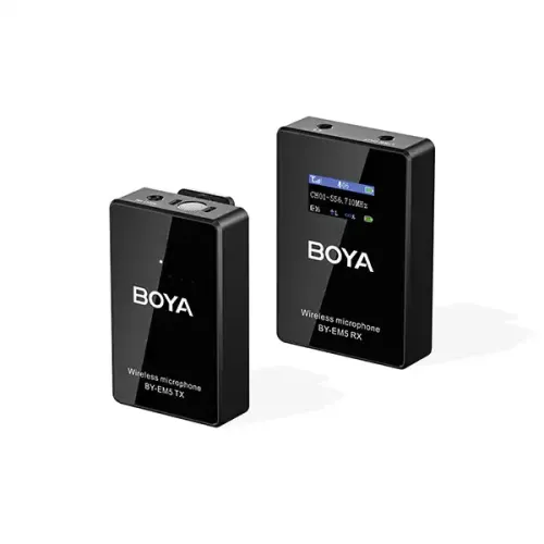 by-em5-k-01-500x500-1.webp Boya BY-EM5-K1 UHF Wireless Microphone System - Image 1