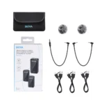 Boya BY-Wmic5-M2 Ultra-Compact 2.4GHz Dual-Channel Wireless Microphone System - Image 5