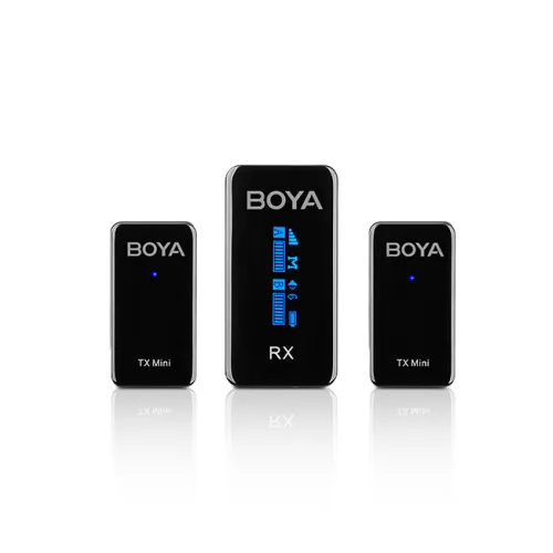 by-xm6-s2-mini-001-500x500-1.webp Boya BY-XM6-S2 Mini 2.4GHz Dual-Channel Wireless Microphone System - Image 1