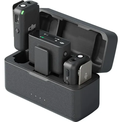 dji-mic-04-1.webp DJI Mic (2 TX + 1 RX + Charging Case) Dual-Channel Wireless Microphone - Image 1