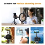 K&F Concept KF31.098 MS-27 Universal Ball Head Magic Arm with Cold Shoe - Image 2