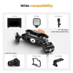 K&F Concept KF31.098 MS-27 Universal Ball Head Magic Arm with Cold Shoe - Image 6