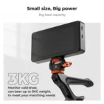K&F Concept KF31.133 MS-42 Swivel & Tilt Field Monitor Cold Shoe Mount - Image 3