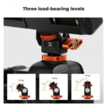 K&F Concept KF31.133 MS-42 Swivel & Tilt Field Monitor Cold Shoe Mount - Image 5