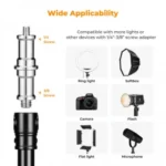 K&F Concept KF34.047 Adjustable Wall-Mount Triangle Boom Arm (100cm) - Image 5