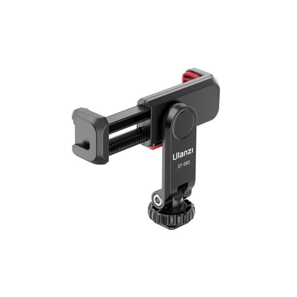 ulanzi-st-06s-mobile-mount-1000x1000-1.jpg Ulanzi ST-06S Multi-Function Cold Shoe Smartphone Holder, Black - Image 1